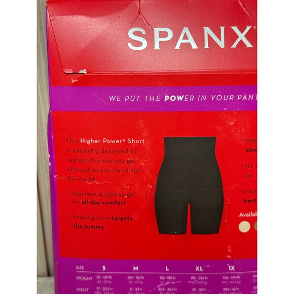 SPANX High-Waisted Shaper Short in Very Black, Size M - Picture 5 of 11